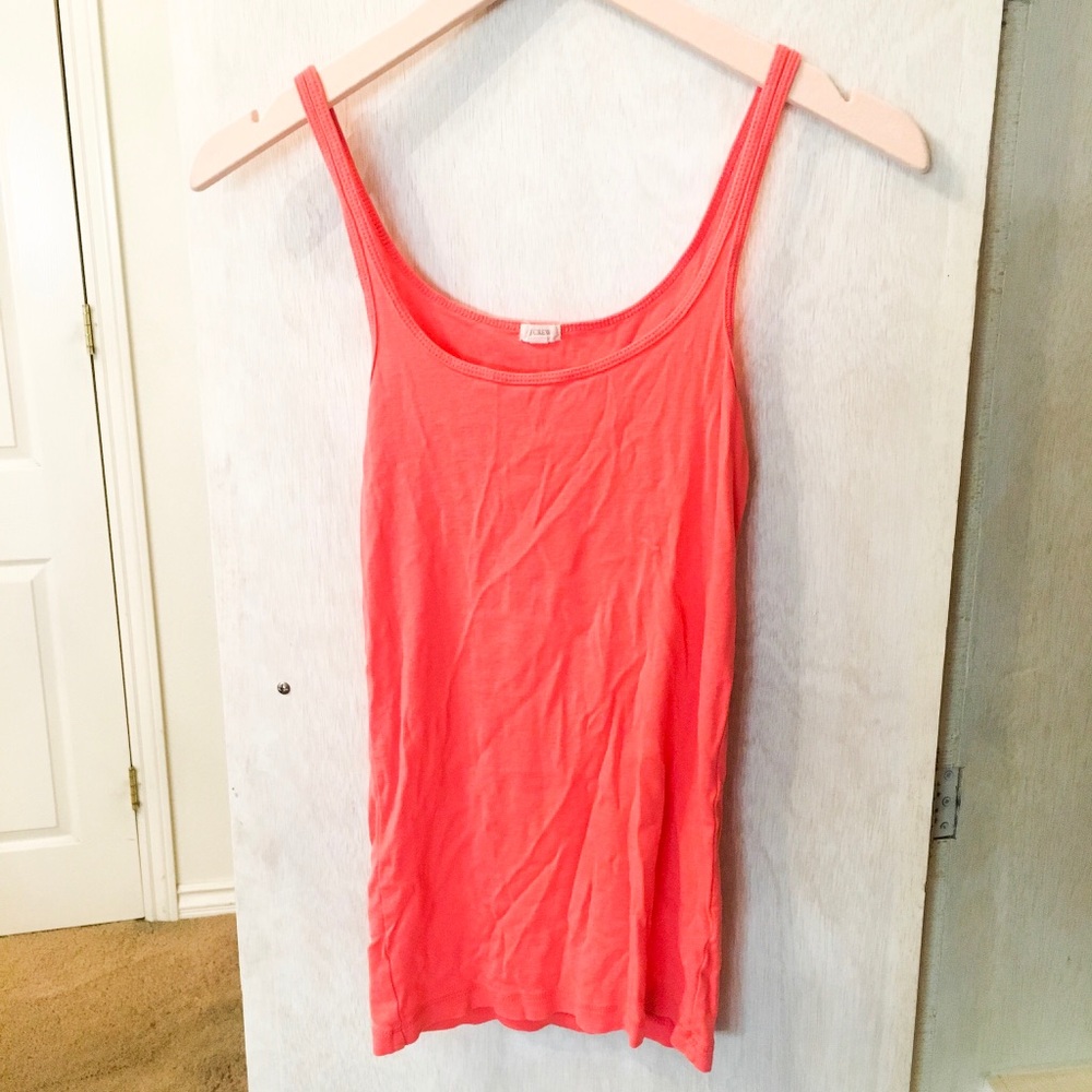 J. Crew Coral Tank Top